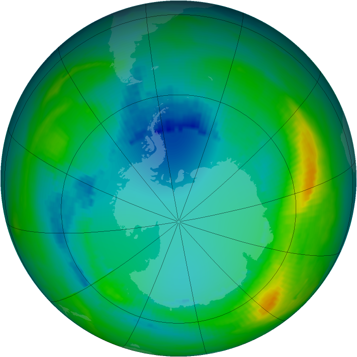 Ozone Map 1988-08-09